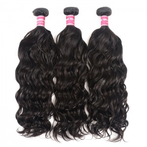 Kriyya Brazilian Hair Natural Wave 3 Bundles Deals 100% Virgin Human Hair