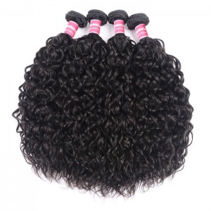 Kriyya Water Wave Virgin Hair 4 Bundles 100 Human Hair Weave 8-26 Inches