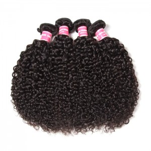 Kriyya Curly Indian Hair 4 Bundles 100 Human Hair Weaving 9A Virgin Hair
