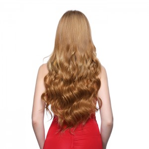 Kriyya Seamless Clip In Hair Extensions Chestnut Brown Remy human Hair Extensions