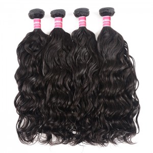 Kriyya Natural Wave Human Hair 4 Bundles  Malaysian Virgin Human Hair