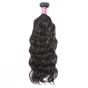 Kriyya Natural Wave Hair 1 Bundle Human Hair Weave Natural Color