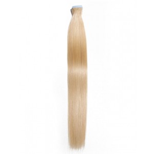 Kriyya Tape Ins 18-24 Inch Blonde Human Hair Extensions Remy Hair