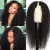 Kriyya Beginner Friendly Glueless V Part Curly Wig No Leave Out No Gel Human Hair Wig  Effortless To Put On 150% Density Natural Color