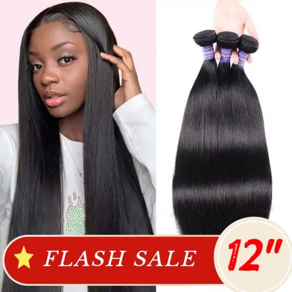 Flash Sale- Kriyya Straight Three Bundles only 45.99