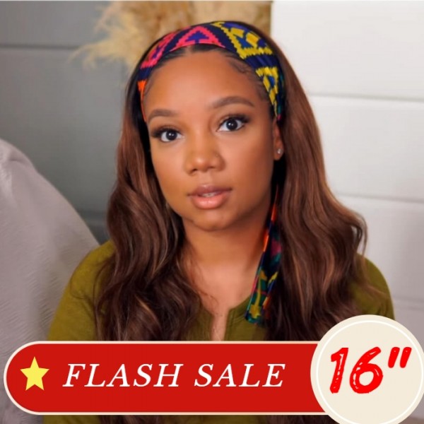 Flash Sale- Kriyya Honey Blonde Highlight Headband Wig Only $62.99