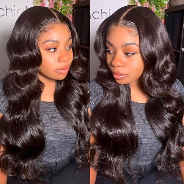 Kriyya Virgin Hair Body Wave Wig 13x4 Lace Front Wigs Human Hair 150% Density For Sale