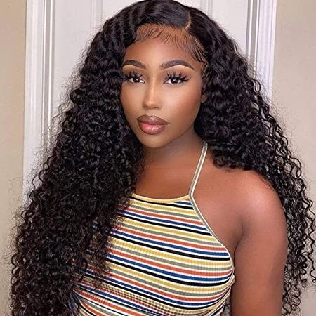 BOGO Sale - 22 Inch Kriyya Curly Clip In Hair Extensions Natural Black Hair Extensions