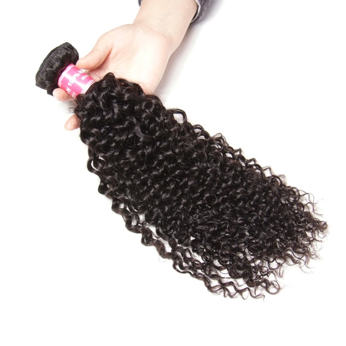 Kriyya Curly Human Hair Weave 1 Bundle 100% Virgin Hair