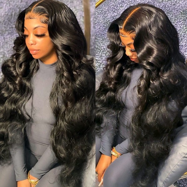 Kriyya YTber Recommendations Body Wave Human Hair Wigs 150% 180% Density 4x4 Lace Closure Wig
