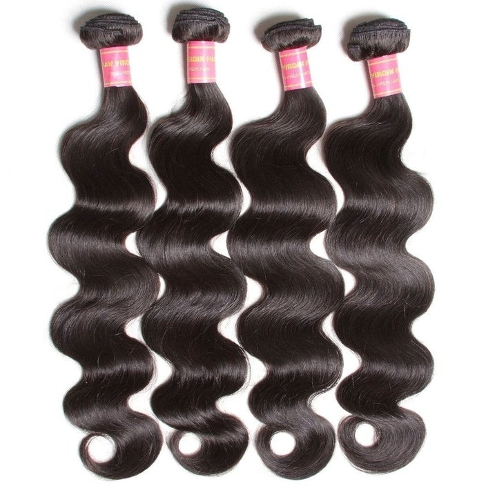 Kriyya Brazilian Hair Body Wave 4 Bundles 100 Human Hair Weave 9A Virgin Hair