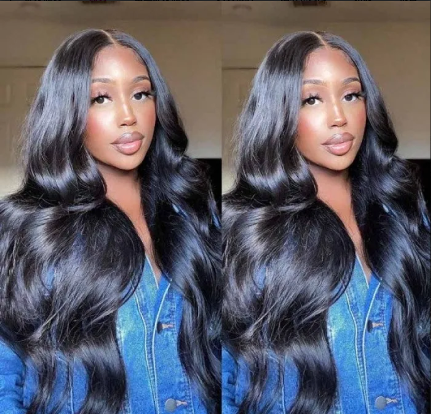 body wave lace front  wig