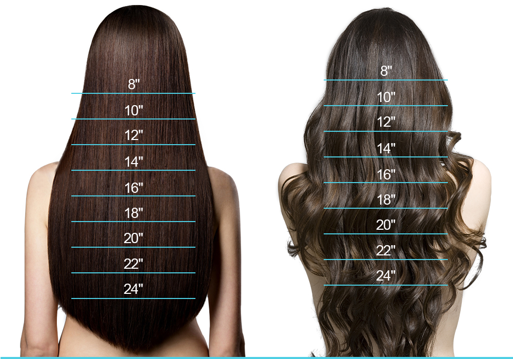 22 Inch Human Hair Extensions - wide 7