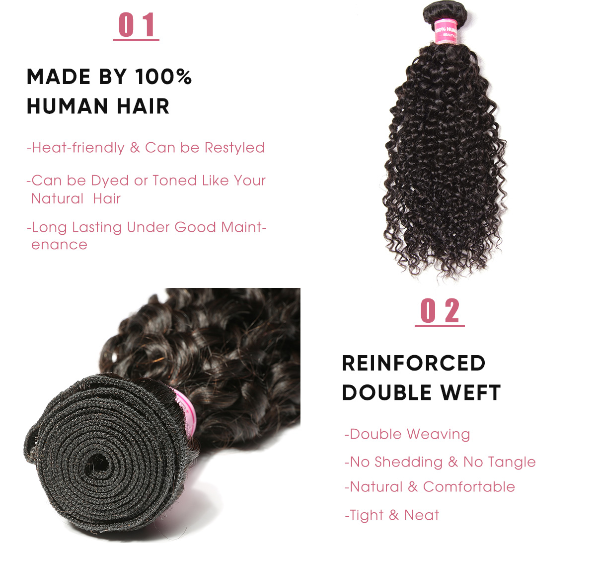 Virgin Hair 3 Bundles Jerry Curly Bundles Weave Jerry Curly Cheap 3 Pcs Human Hair Bundles