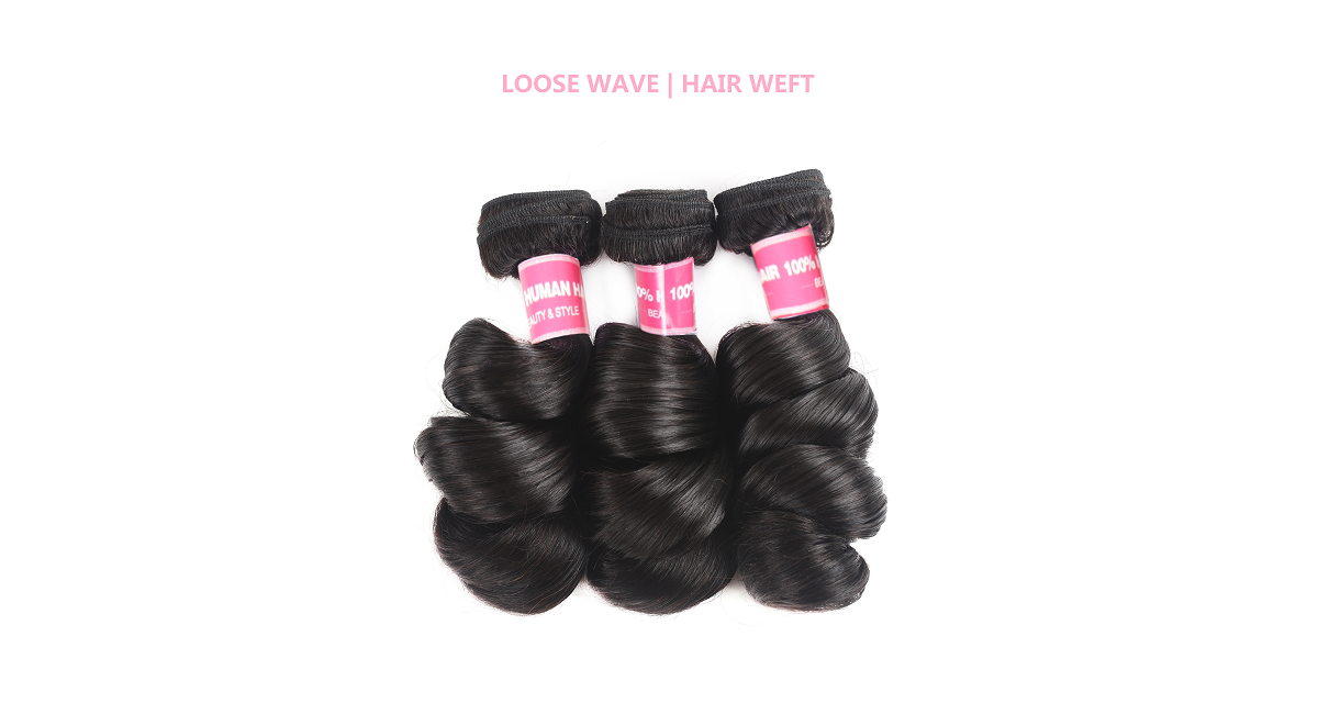 Virgin Hair 3 Pcs Loose Wave Hair Bundles Brazilian 3 Pcs Loose Wave Hair Bundles