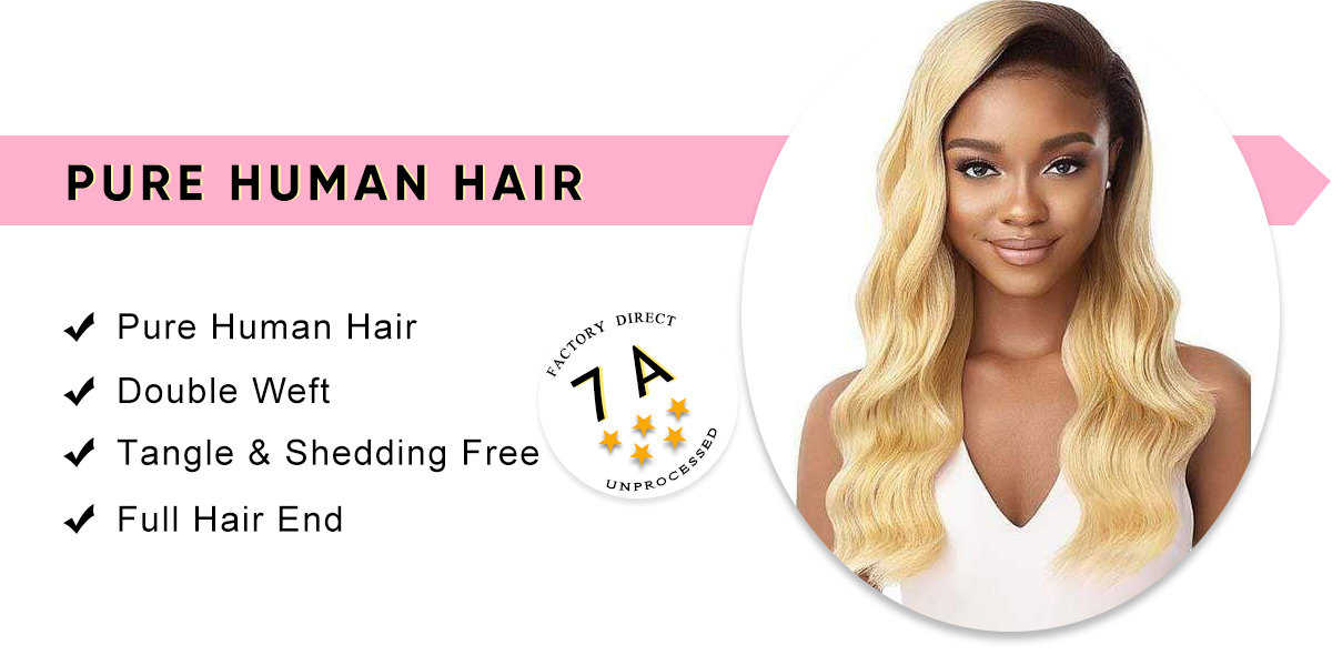 Body Wave 1B/613 Ombre 3 Pcs Cheap Hair Bundles Body Wave 3 Bundles Weave 1B/613 Ombre Virgin Hair