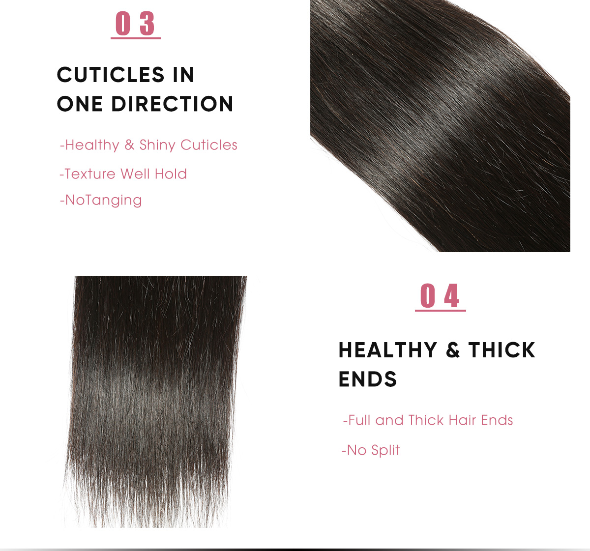 Brazilian 4 Pcs Straight Bundles Straight 4 Pcs Cheap Hair Bundles