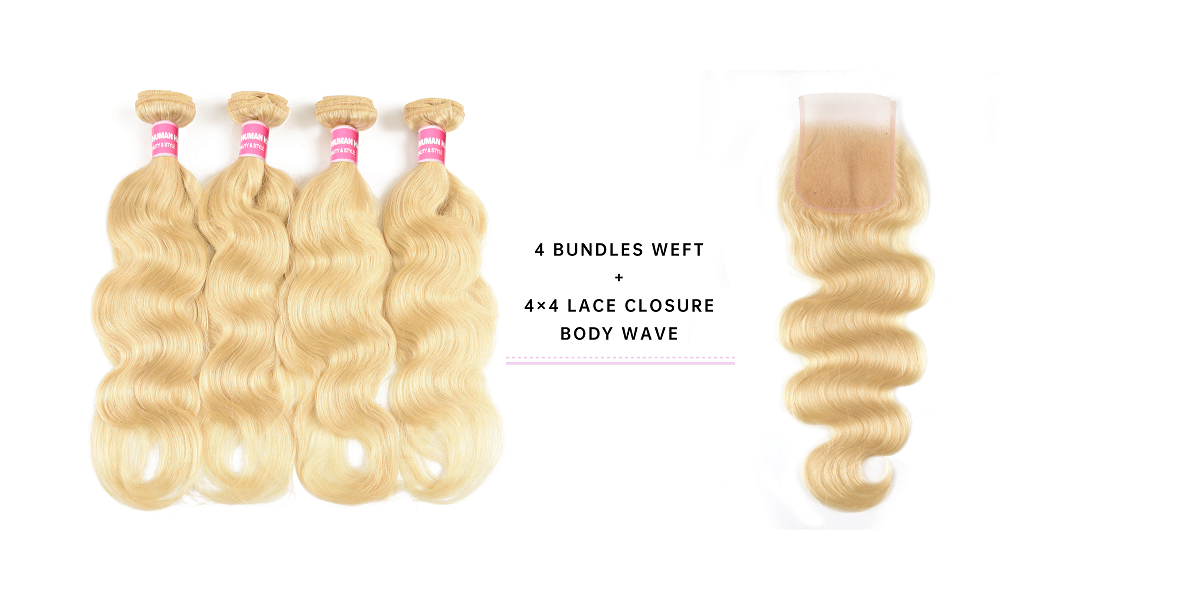 body wave bundles with lace closure