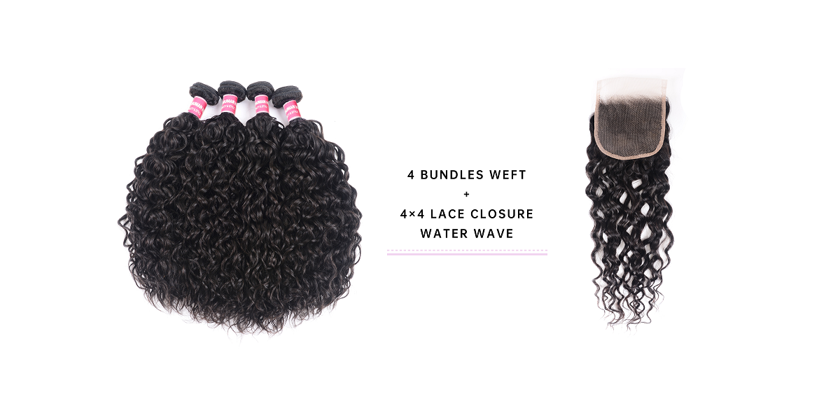 Brazilian Water Wave Bundles With Closure
