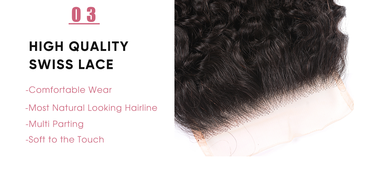 Jerry Curly Hair Lace Closure With Baby Hair Jerry Curly Human Hair 4x4 Transparent Lace Closure