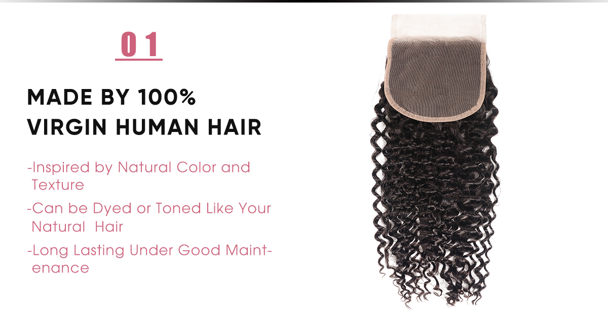 Jerry Curly 5x5 Lace Closure