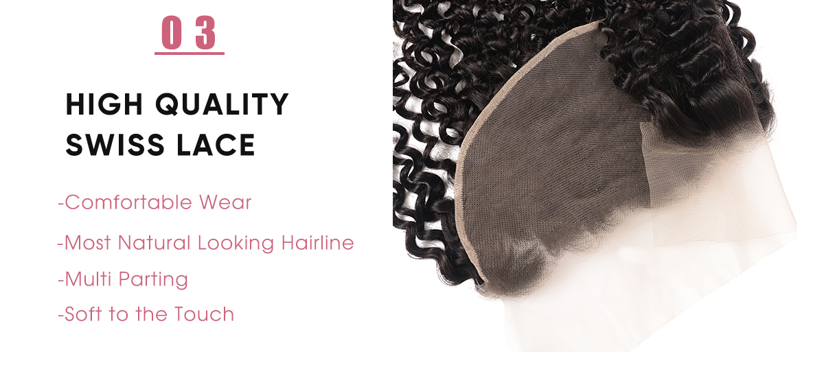 Virgin Hair Kinky Curly 13x4 Lace Frontal