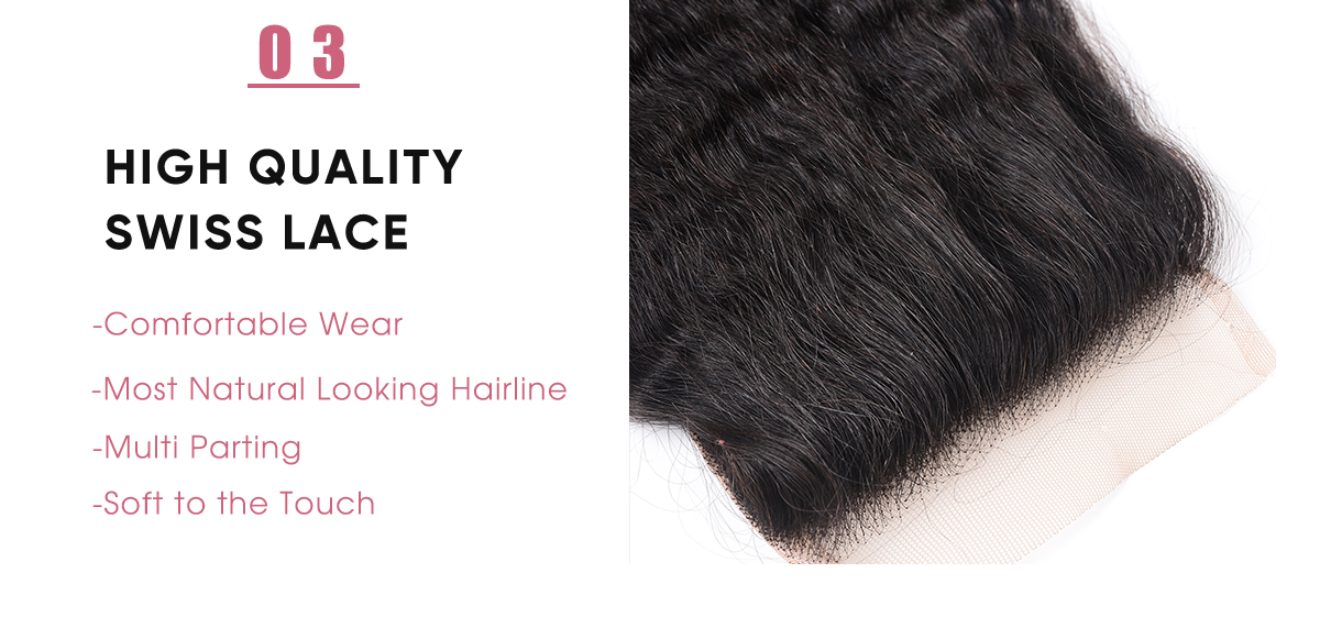 Brazilian 4x4 Lace Closure With Baby Hair