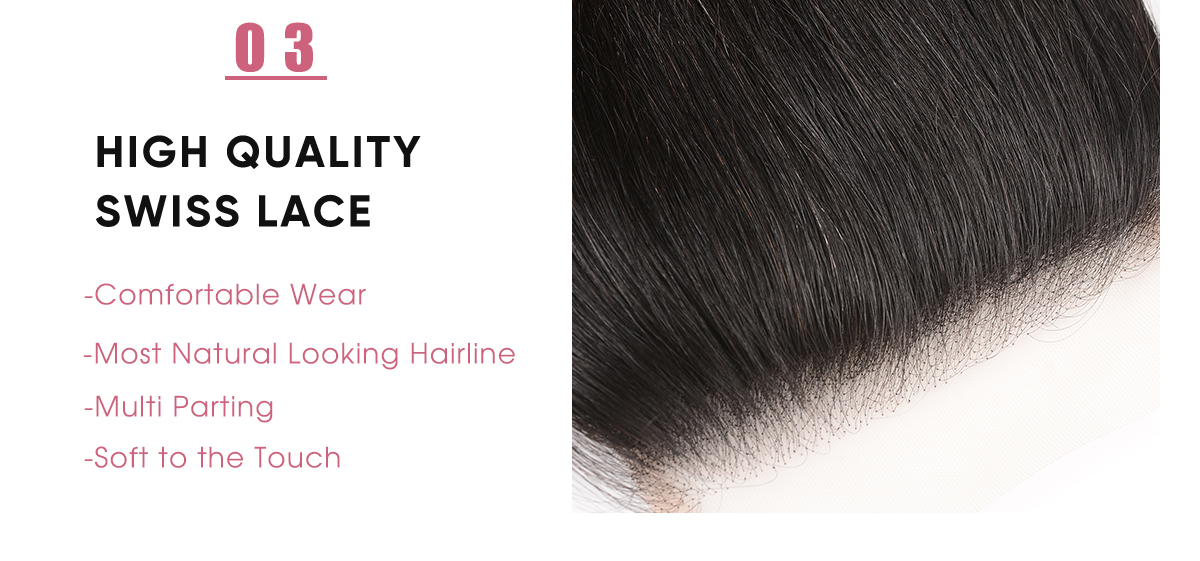 Straight Lace Frontal Closure With Baby Hair Straight 5x5 Lace Frontal Closure With Baby Hair