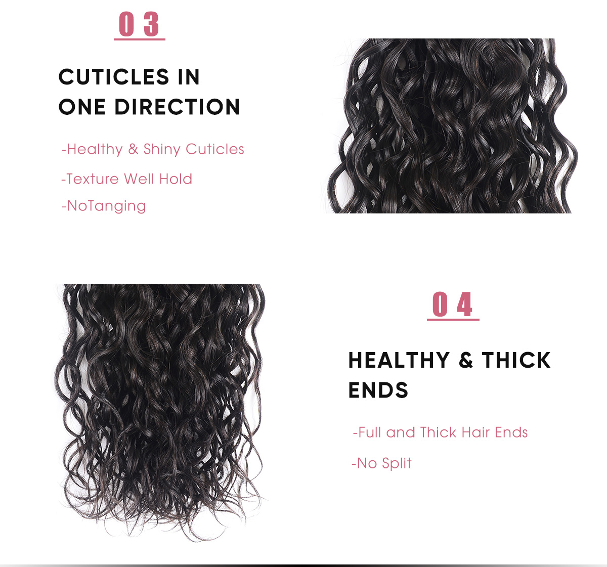 Water Wave 4 Pcs Cheap Hair Bundles 4 Bundles Water Wave Best Weave Hair