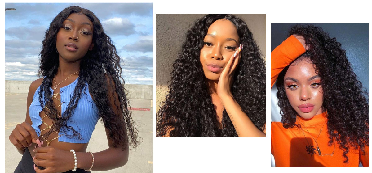 Deep Wave 3 Bundles Human Hair Weave