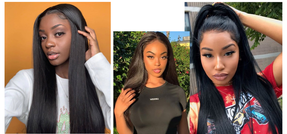 Straight 3 Bundles Human Hair Weave